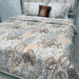 SUMMER BRANDED PURE COTTON 5 PCS KING SIZE REVERSIBLE COMFORTER SET