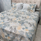 BRANDED PREMIUM PURE COTTON FLAT KING TO SUPER KING SIZE BEDSHEET SET