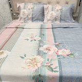 SUMMER 4 PCS KING SIZE DIGITAL PRINT COMFORTER SET