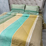 SUMMER PREMIUM QUALITY PURE COTTON KING SIZE 4 PCS COMFORTER SET