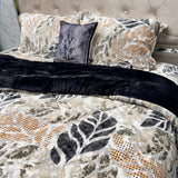 5- PIECE PREMIUM VELVET QUILT SET – SUPER KING SIZE LUXURY BEDDING