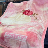 MONTE CARLO PREMIUM 3-PLY SUPER SOFT EMBOSSED KING SIZE BLANKET – EXTRA THICK & ULTRA WARM