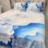 SUMMER SUPER KING SIZE 7 D FLAT BEDSHEET SET