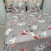 SUMMER PREMIUM QUALITY GLACÉ COTTON SUPER KING SIZE BEDSHEET SET