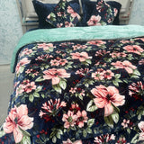 WINTER SUPER KING SIZE 6 PCS QUILT SET WITH FITTED SHEET AND 2 CUSIONS PREMIUM QUALITY SUPER WARM SET