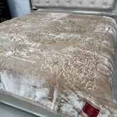 LUXURY SUPER SOFT DOUBLE PLY HEAVY REVERSIBLE WINTER BLANKET – ULTRA WARM PREMIUM BEDDING