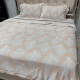PREMIUM ENGLISH COLOUR KING SIZE 4 PCS DUVET COVER SET ( quilt cover set )