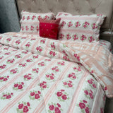 5- PIECE PREMIUM VELVET QUILT SET – SUPER KING SIZE LUXURY BEDDING