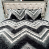 WINTER QUEEN SIZE 3 PCS FLAT BEDSHEET SET