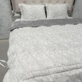 WINTER BRANDED KING SIZE PREMIUM QUILT SET WITH SUPER KING SIZE ANTI SKID BEDSHEET