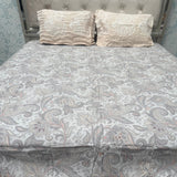 SUMMER QUEEN SIZE PURE COTTON FLAT BEDSHEET SET