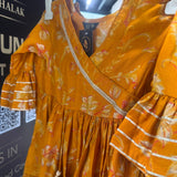 GIRLS PURE COTTON SUIT WITH BUTTERFLY SALWAR