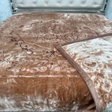 LUXURY SUPER SOFT DOUBLE PLY HEAVY REVERSIBLE WINTER BLANKET – ULTRA WARM PREMIUM BEDDING