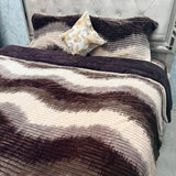 5- PIECE PREMIUM VELVET QUILT SET – KING SIZE TO QUEEN SIZE LUXURY BEDDING