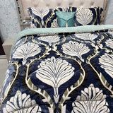 5- PIECE PREMIUM VELVET QUILT SET – SUPER KING SIZE LUXURY BEDDING