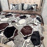PREMIUM QUALITY WINTER 4 PCS SUPER KING QUILT SET WITH SUPER KING FITTED SHEET