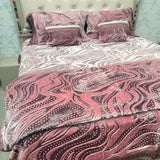 ROYAL LUXE EMBOSSED DESIGNER BLANKET SET- 6 PCS KING SIZE