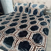 WINTER QUEEN SIZE 3 PCS FITTED BEDSHEET SET