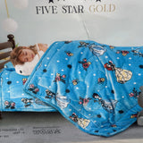 WINTER MONTE CARLO 5 PCS WARM BABY QUILT SET FOR CORT