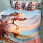 SUMMER BEAUTIFUL KING SIZE KIDS BEDSHEET