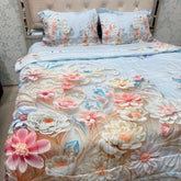 LUXURY KING TO SUPER KING DIGITAL PRINT COMFORTER / AC SET – 4 PIECE BEDDING SET