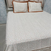 SUMMER SUPER KING SIZE SUPER SOFT SMALL PRINT BEDHSEET SET