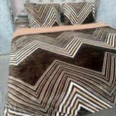 WINTER QUEEN SIZE QUILT COVER SET WITH FITTED SHEET