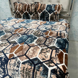 WINTER SUPER KING SIZE ANTI SKID THICK BEDHSEET SET