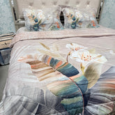 LUXURY KING TO SUPER KING DIGITAL PRINT COMFORTER / AC SET – 4 PIECE BEDDING SET