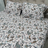 SUMMER PURE COTTON JAIPURI STYLE SUPER KING SIZE BEDSHEET SET