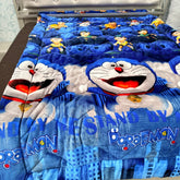 WINTER DOREMON PRINT SUPER WARM SINGLE KING SIZE QUILT FOR KIDS