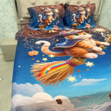 SUMMER BEAUTIFUL KING SIZE KIDS BEDSHEET
