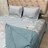 SUMMER DIGITAL PRINT KING SIZE 4 PCS COMFORTER SET