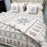 LUXURY JAIPURI 8-PIECE BAMBOO COTTON COMFORTER SET – SUPER KING SIZE