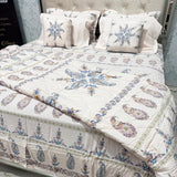 LUXURY JAIPURI 8-PIECE BAMBOO COTTON COMFORTER SET – SUPER KING SIZE