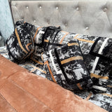 SUPER KING SIZE 6 PCS QUILT SET WITH SUPER KING SIZE BEDSHEET ( ANTI ALLERGIC, MICRO FIBRE SET)