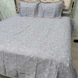 SUMMER SUPER KING SIZE 100% COTTON WITH CHICKEN KARI LASH ON PILLOW COVERS