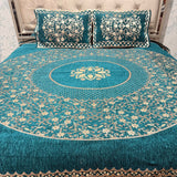 ROYAL LOOK KING SIZE 3 PCS BEDCOVER IN VELVET