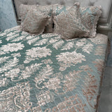 ROYAL LUXURY VELVET 5 PCS BEDCOVER SET – DESIGNER BEDDING COLLECTION