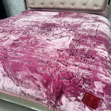 LUXURY SUPER SOFT DOUBLE PLY HEAVY REVERSIBLE WINTER BLANKET – ULTRA WARM PREMIUM BEDDING