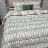 5- PIECE PREMIUM VELVET QUILT SET – SUPER KING SIZE LUXURY BEDDING