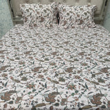 SUMMER PURE COTTON JAIPURI STYLE SUPER KING SIZE BEDSHEET SET