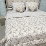 SUMMER SUPER KING SIZE PURE COTTON 6 PCS REVERSIBLE COMFORTER SET