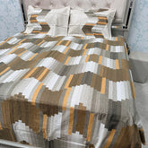 BRANDED PREMIUM PURE COTTON FLAT KING TO SUPER KING SIZE BEDSHEET SET