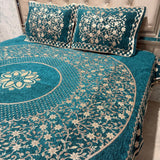 ROYAL LOOK KING SIZE 3 PCS BEDCOVER IN VELVET