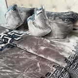 PREMIUM QUALITY SUPER KING SIZE 6 PCE QUILT SET WITH SUPER KING SIZE BEDSHEET ( ANTI ALLERGIC, MICRO FIBRE)