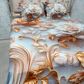 SUMMER SUPER KING SIZE 7 D FLST BEDSHEET SET