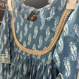 GIRLS PURE COTTON SHARARA SUIT SIZE 30