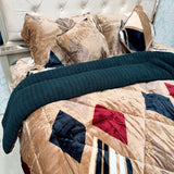 6-PIECE LUXURY SHERPA QUILT SET WITH FITTED SHEET β CUSTOMISED QUEEN & KING SIZE