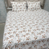 SUMMER PURE COTTON SUPER KING SIZE BEDSHEET SET